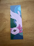 The Axolotl Café – Swimming Axolotl Bookmark
